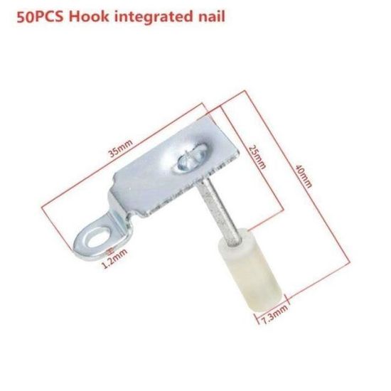 130 Pièces Clous Pour Mur En Béton, Ensemble De Clous En