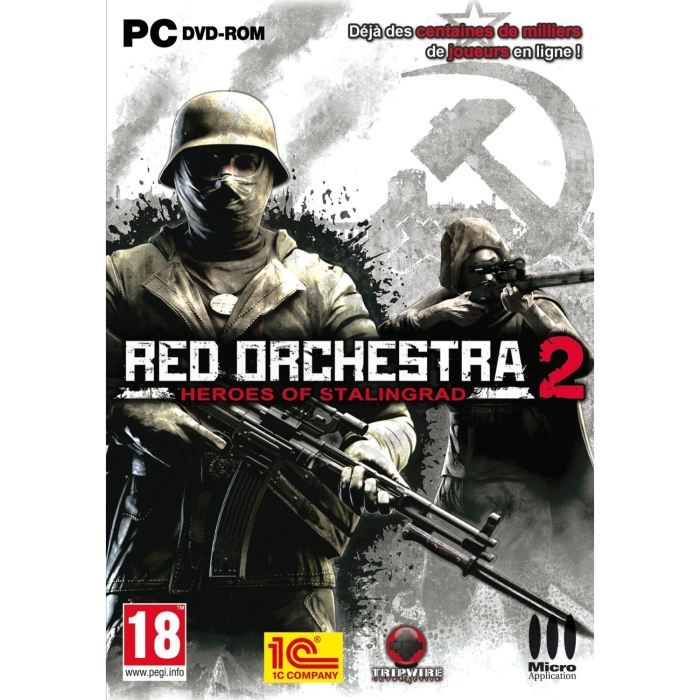 Micro Application Jeu PC - Red Orchestra 2: Heroes Of Stalingrad - Tir - Fps - Mode En Ligne - Mode Réseau