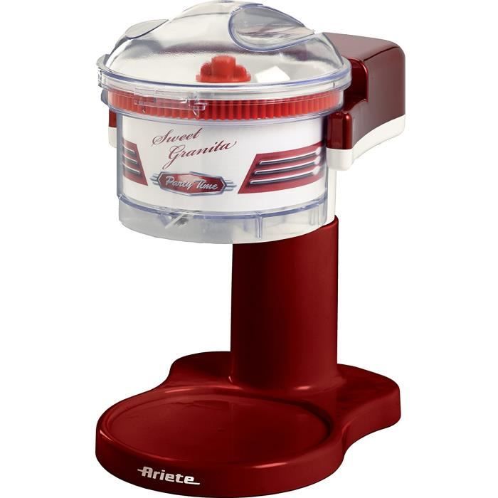Ariete 078 Appareil à Granita Rouge