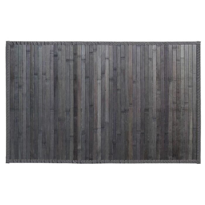Tapis Bambou Latte gris foncé 50 x 80 cm