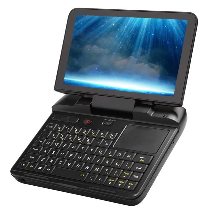 Mini ordinateur portable GPD MicroPC 8G + 128G Mini Notebook 6 pouces avec résolution 1280 x 720 pour Intel (110-240V) (EU Plug)-CHE