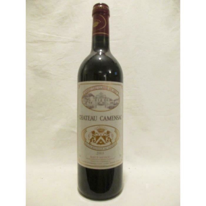 haut-médoc château camensac grand cru classé rouge 2003 - bordeaux france