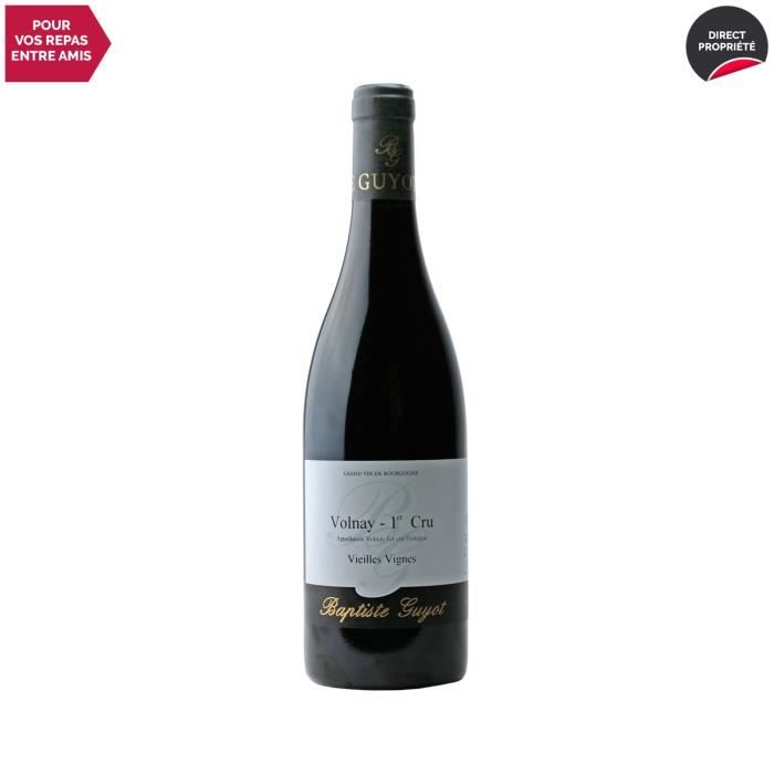 Volnay 1er Cru Vieilles Vignes Rouge 2017 - 75cl - Domaine Baptiste Guyot - Vin AOC Rouge de Bourgogne - Cépage Pinot Noir