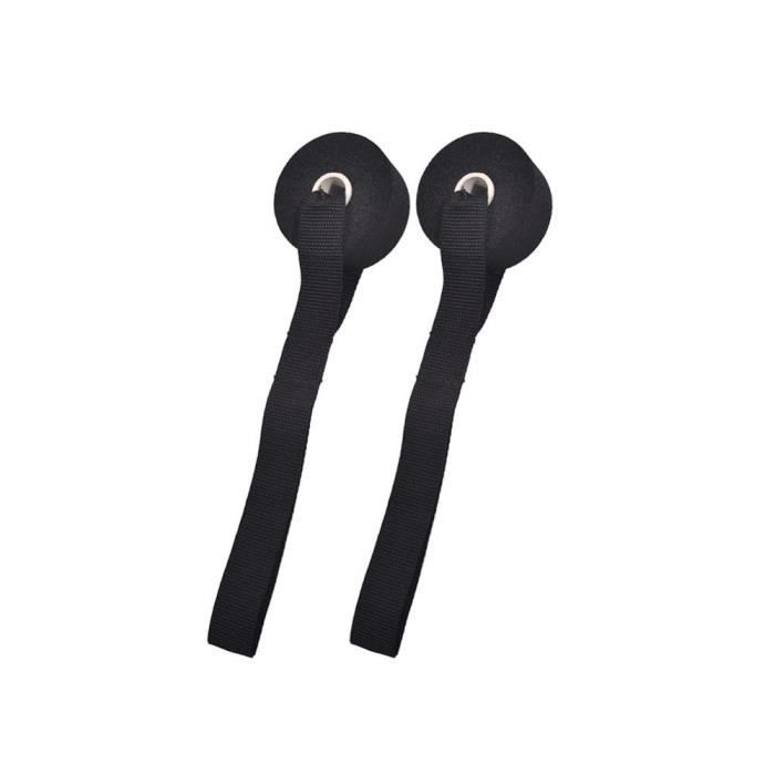 Sangle de résistance élastique pour entraînement physique à domicile, corde de traction pour ancrage de porte, bou - 2PCS - KOBM8414