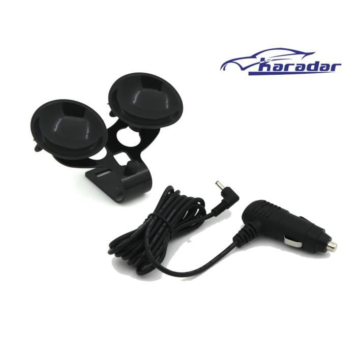 Détecteur Radar ventouse et chargeur voiture DC3.5 port pour voiture karadar détecteur anti radar Support universel pour voiture