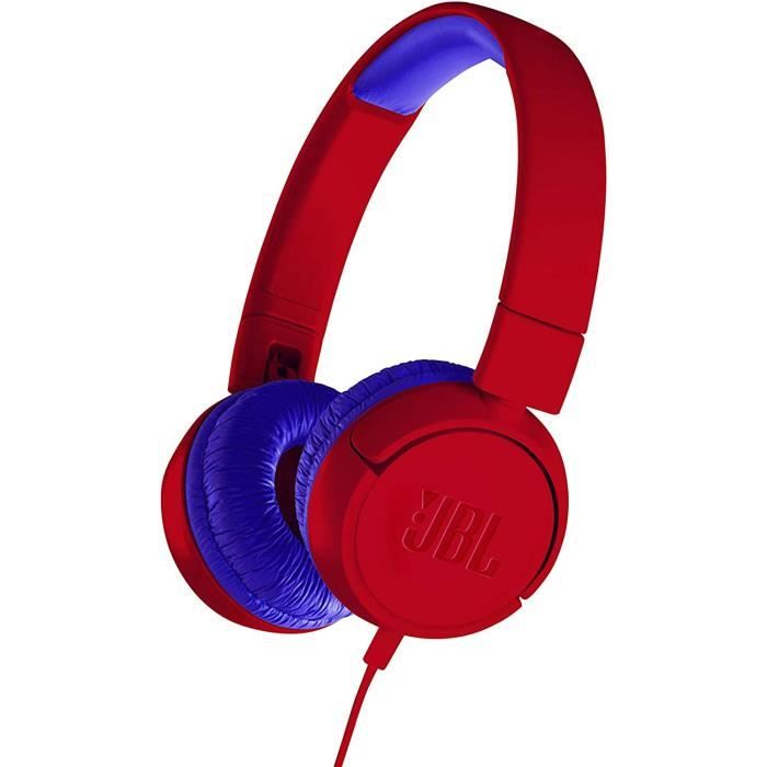 JBL JR300 – Casque Filaire pour Enfants – Avec Plafonnement de Volume Sonore