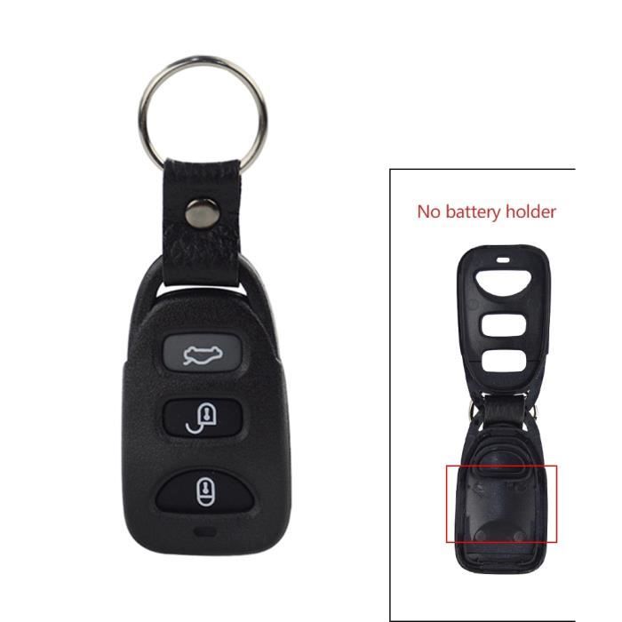 Coque clé,OkeyTech coquille de clé de voiture à distance 1-2-3-4 bouton de clé pour Hyundai Kia Carens Tucson Elantra - Type 3B