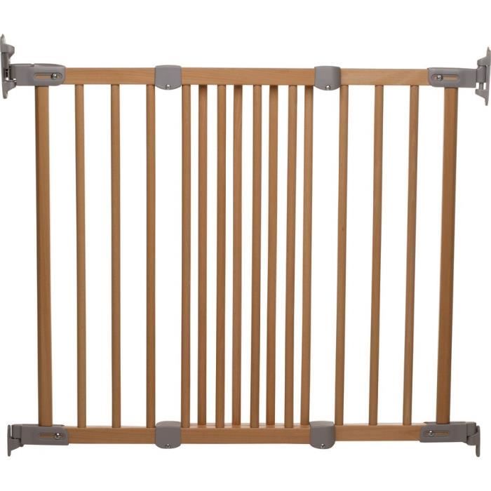 Barrière Extension BabyDan Avec Portillon Flex Noir - 72 Cm Pour Sécurité Enfant