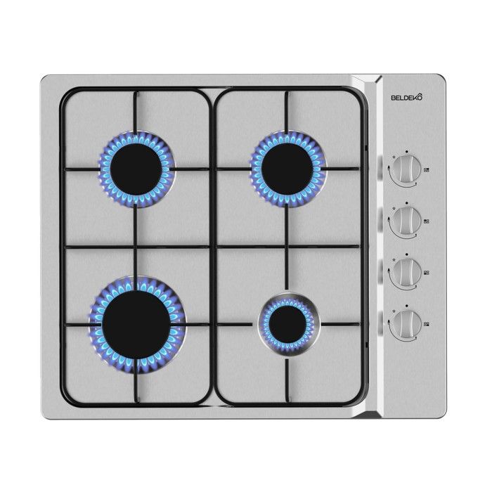 Plaque De Cuisson 4 ZONES / INOX - BELDEKO - GAZ BOUTEILLE