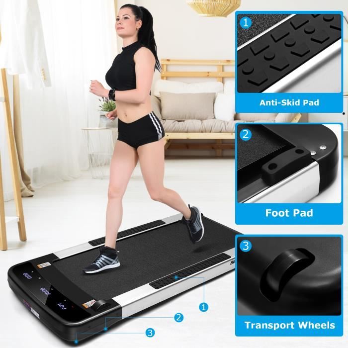 BESPORTBLE Tapis de Course 6km-h - Vitesse de contrôle du bracelet télécommandé