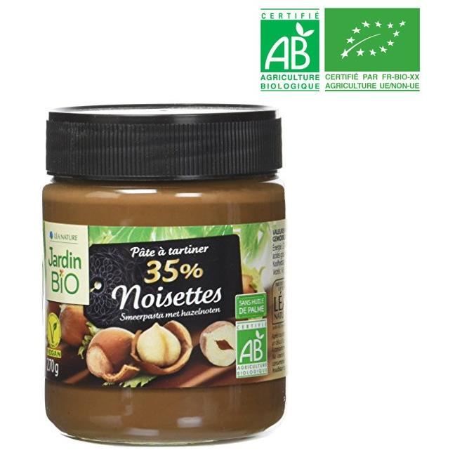 LÉA NATURE pâte à tartiner noisette 35% Bio - 270g
