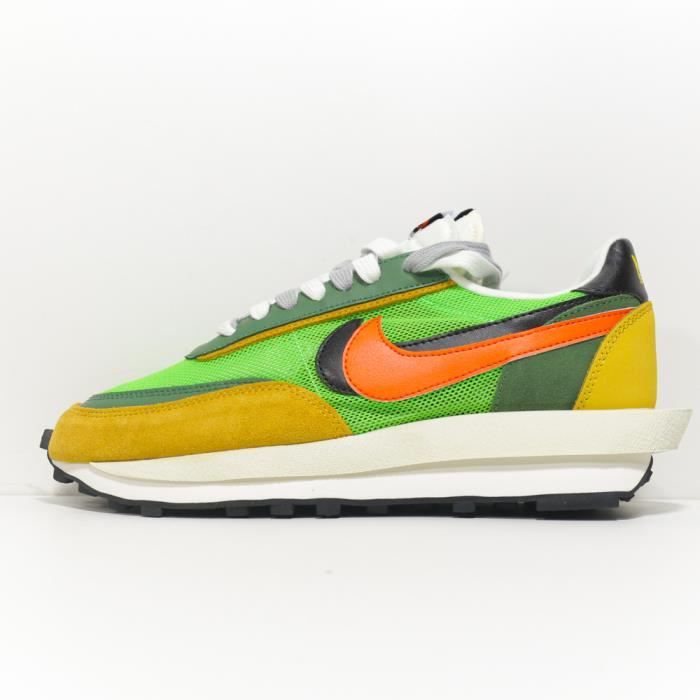BASKETS Sacai Niike LDWaffle Green Gusto BV0073-300 CHAUSSURES Homme Femme Sz-42