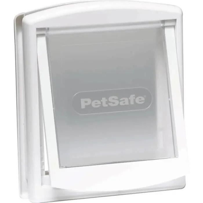 PetSafe Porte pr chiens à 2 voies 760 Large 35,6x30,5 cm Blanc