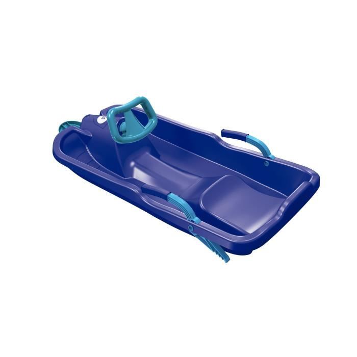PLASTKON Luge volant SkiBob - Enfant - Bleu
