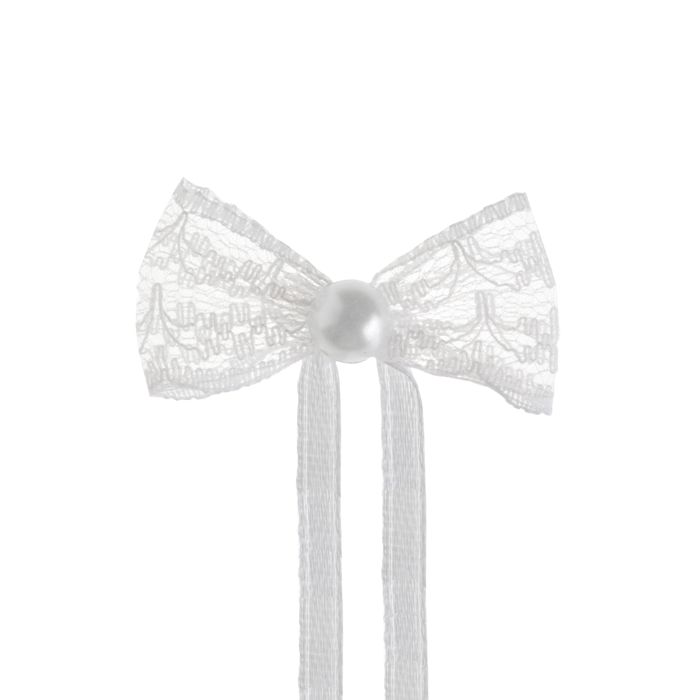 Noeud dentelle avec ruban (10 noeuds par sachet)