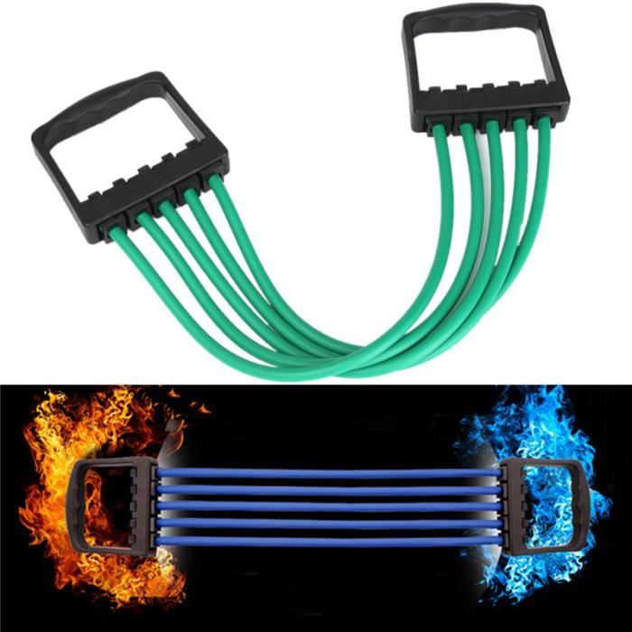 5-Ressort Poitrine Extenseur Caoutchouc Maison Gym Muscle Exercice