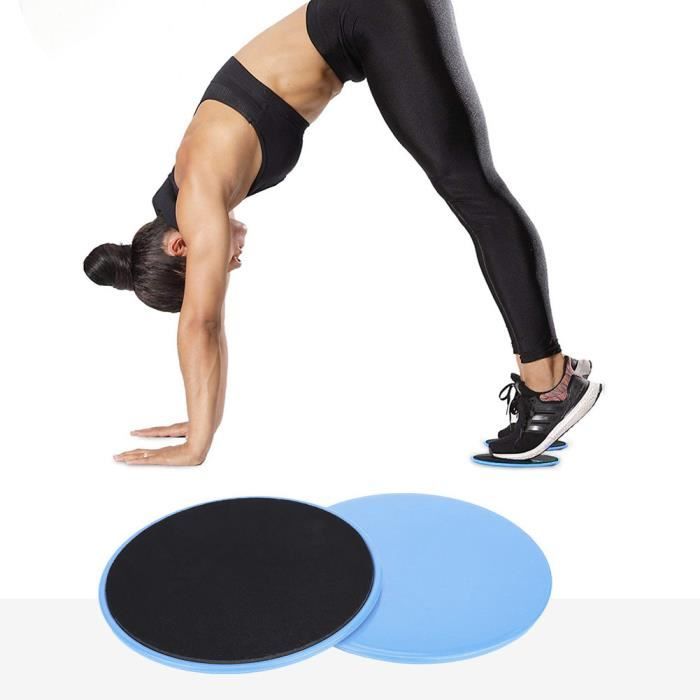 Disques coulissants de fitness 2 Pcs Yoga Disques Coulissants Sport Fitness Disque Formation Slider Exercice Workout HB015
