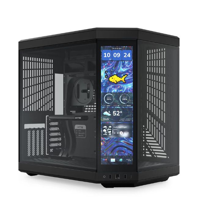 Boîtier PC – Hyte – Y70 Touch Infinite ATX – Noir – Panneau en verre – Multiples ports USB