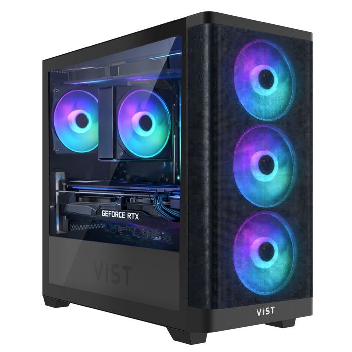 VIST PC Gaming Ryzen 5 8400F - RAM 16Go - RTX 5060 - SSD 1To M.2 - Windows 11 Pro