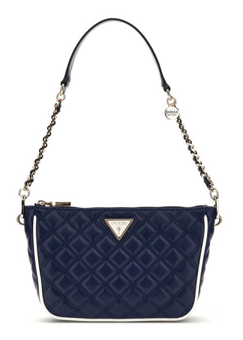 Guess PISA DOUBLE ZIP - Sac week-end - dark black/orange/bleu marine
