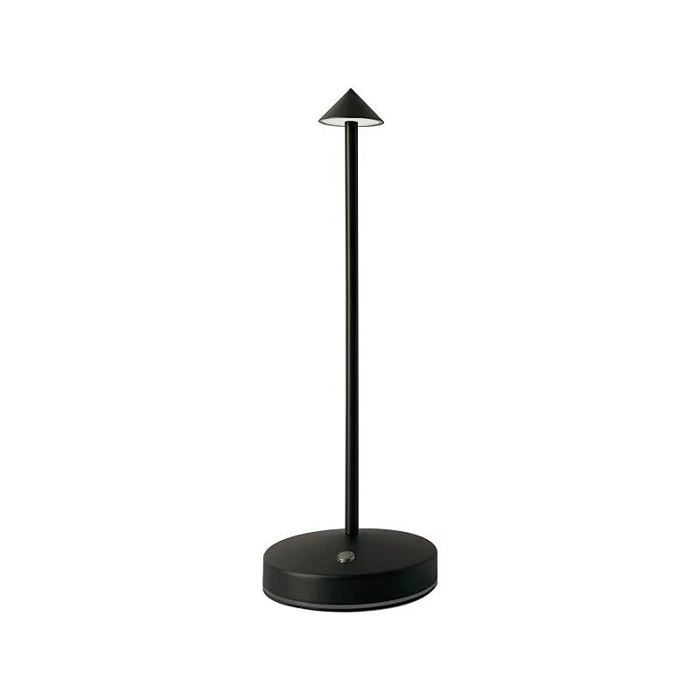 Lampe de table rechargeable LED – Modèle Camille - Noir Lampe de table rechargeable LED – Modèle Camille - Noir