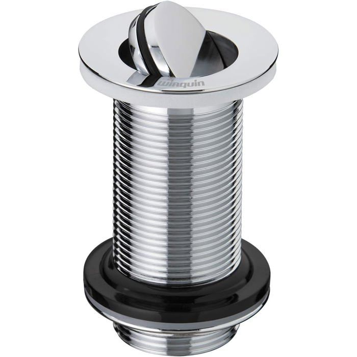 Wirquin 30724010 Bonde de lavabo à tirette laiton sans tirette, chromé Wirquin 30724010 Bonde de lavabo à tirette laiton sans tirette, chromé
