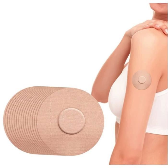 Lot De 50 Patchs Adhésifs Pour Capteur Freestyle Libre 1, 2 & 3 - Couleur Jaune, Neufs, Marque MINISOISO