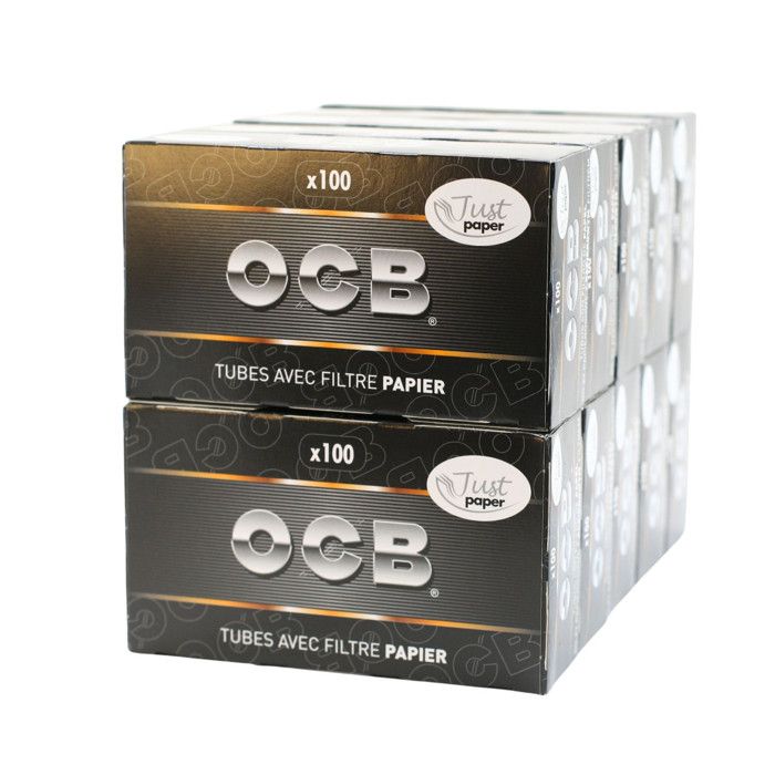 Lot de 10 boites de 100 tubes OCB Just Paper - sans acétate ni ...