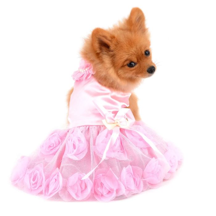 Comparer les prix de Robe mignonne pour animaux de compagnie robe dété pour animaux de compagnie robe pour chien rose