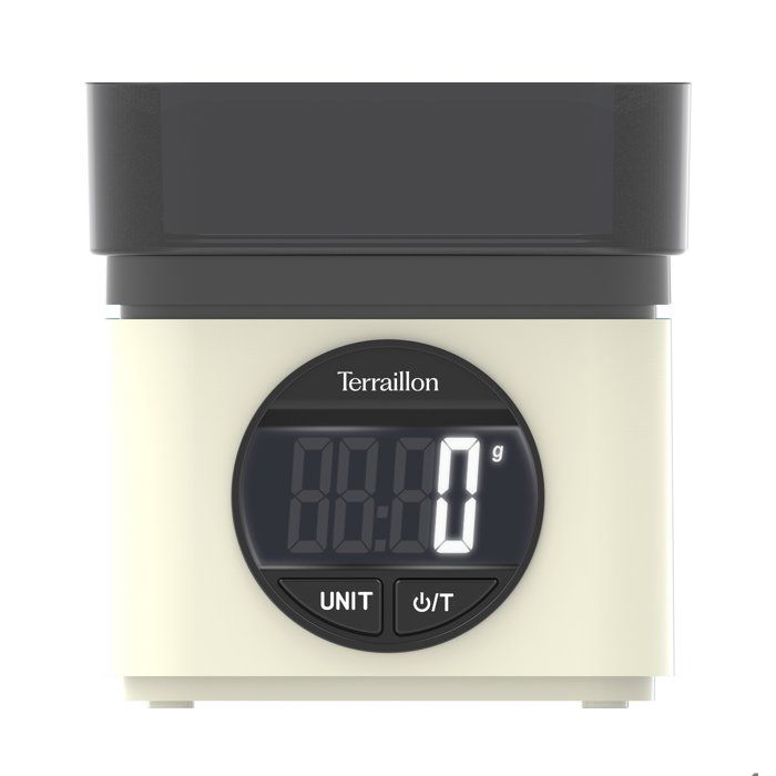 Balance de cuisine Terraillon BA22 MYTHIQUE CREME Capacité 5Kg Précision 1g Conversion liquides Bol