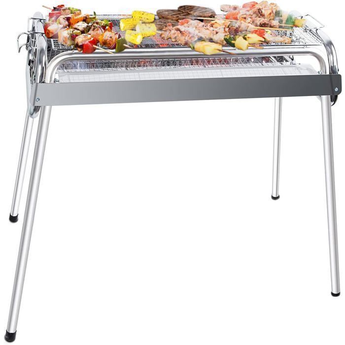 Uten Barbecue Pliable portable Au Charbon De BoisBarbecue Charbon De Bois avec BBQ Grille En Acier Pliable Barbecue Camping