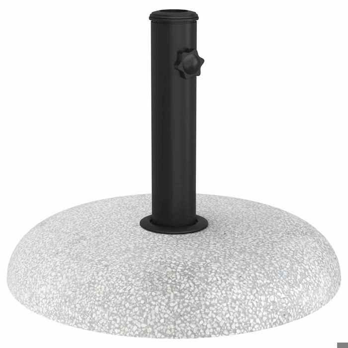 VIDAXL Pied de parasol 209kg Gris clair Béton Rond - (45x45x33 cm) BONNE2079