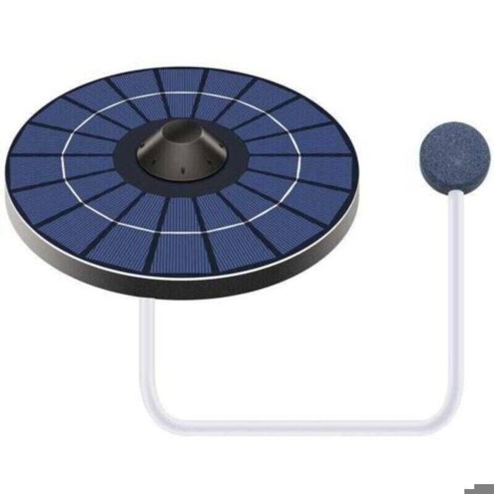 Pompe A Oxygene Solaire Pour Bassin Avec Tuyau DAir Et Pierre A Bulles Aerateur De Bassin A Poissons Oxygenateur Pour Fontaine De