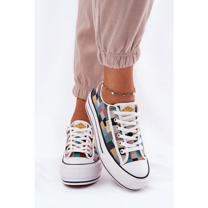 Lee Cooper Baskets Femme Lee Cooper Multicolore