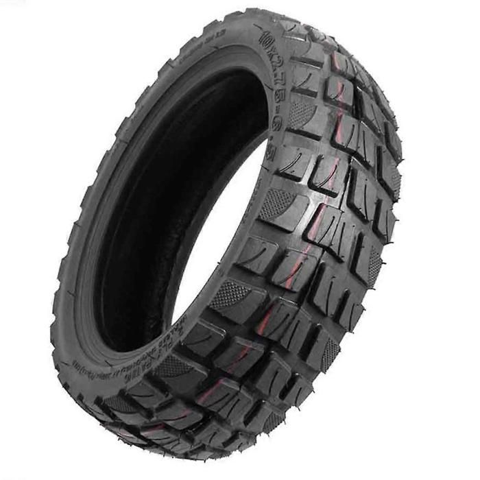 Pneu tout-terrain 10 pouces 10x275-65 sans chambre à air pour trottinette électrique. en caoutchouc durable roue de