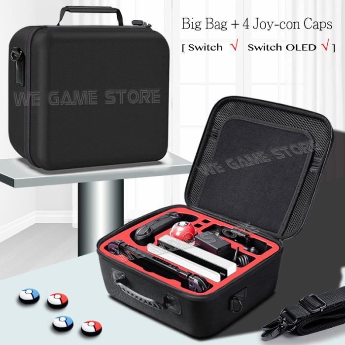 Sac De Rangement Mahjong 3 Pièces – Sacoche De Transport Avec Pochette Transparente, Noir
