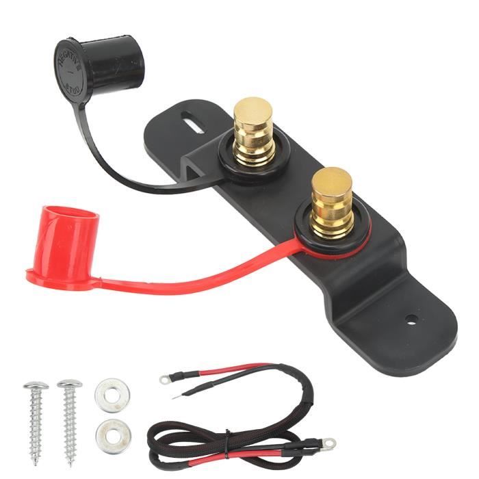 Kit Bornes De Démarrage à Distance VOANZO - Câble 120 Cm - Étanche - Pour Voiture, UTV, ATV