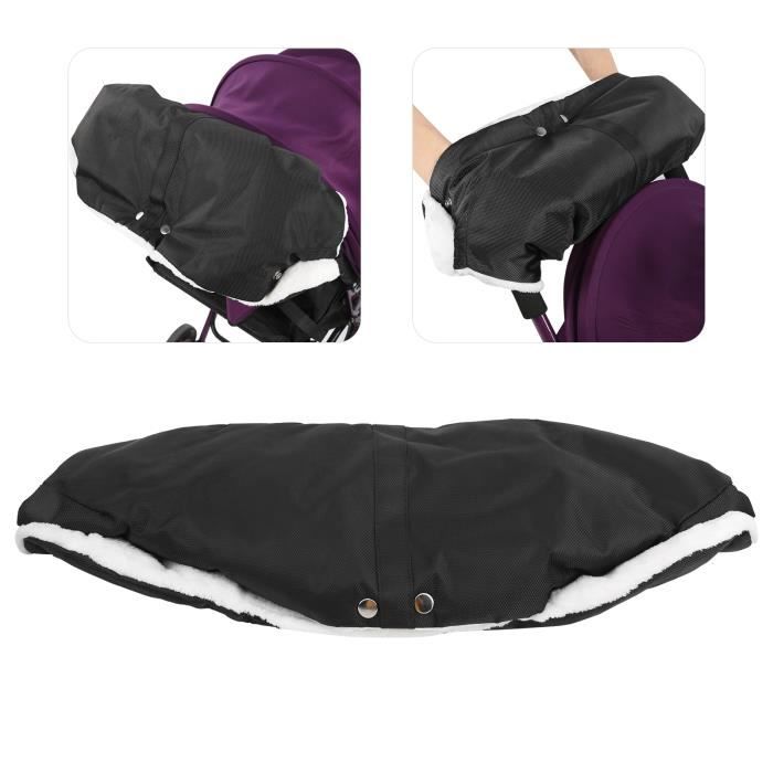 Poussette Gants Noir, Doux Poussette Protège-Mains Coupe-vent et  Imperméable, pour poussette vélo fauteuil roulant - Cdiscount Puériculture  & Eveil bébé
