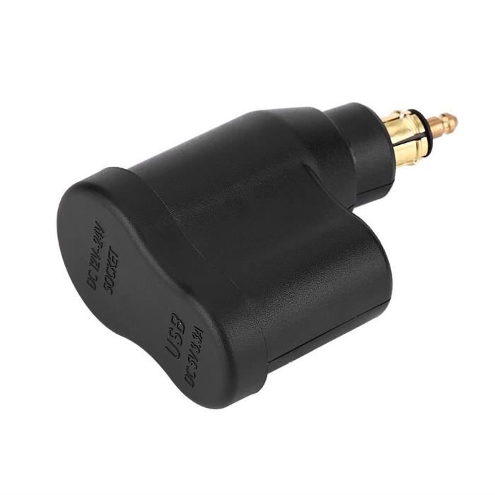 Adaptateur Double USB Pour Allume-cigare Avec Voltmètre LED - 12V/24V - Étanche IP ? - Marque BYGD
