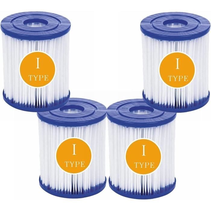 Lot De 4 Cartouches Filtrantes Pour Aquarium De Tortues | Dimensions 14,2 X 7,2 X 0,9 Cm | Compatible Filtres 5W | Nettoyage Facile