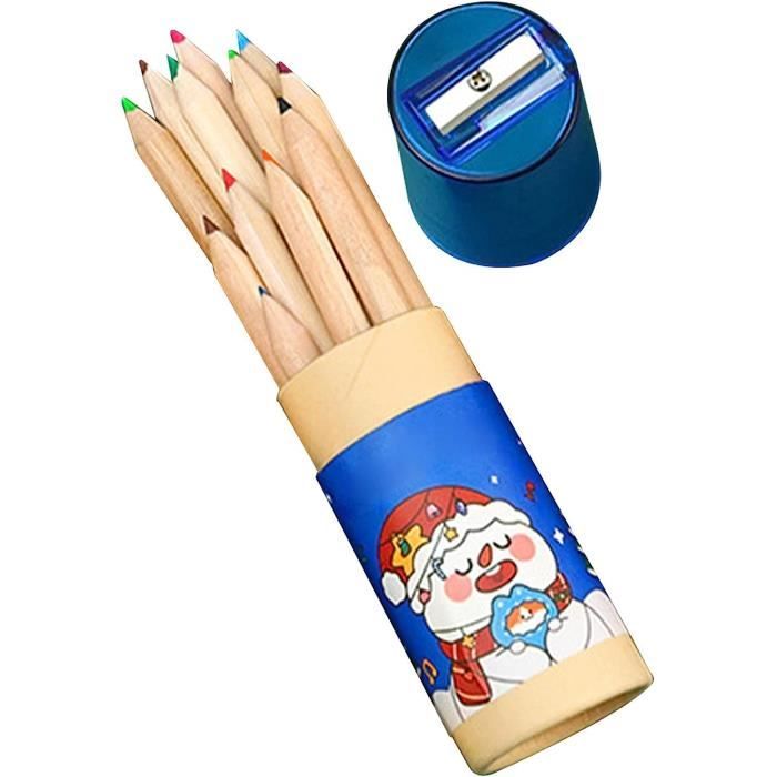 Crayon De Couleurs Lot Henbrandt Lot De 10 Mini Crayons De Couleurs Assorties Pour Enfants - Pour Mariage, Anniversaire, Fête - Unisexe Crayon Noel