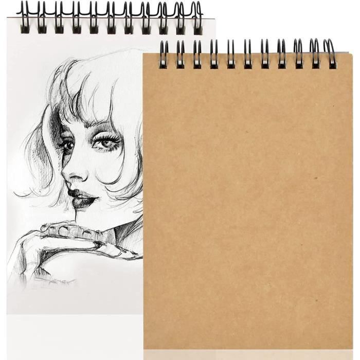 Carnet De Dessin Sketchbook 21x21cm - Papier 200g/m² Sans Acide 78 Feuilles Pour Artistes