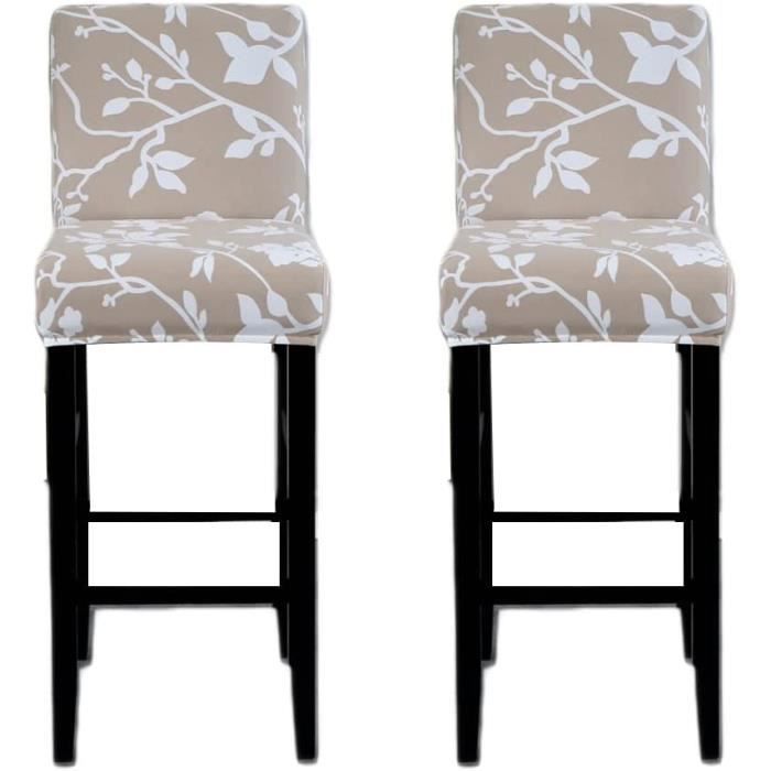 Housse De Chaise De Bar Rectangulaire élastique - Housse De