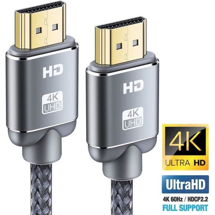 Câble HDMI 4K 2m - Snowkids