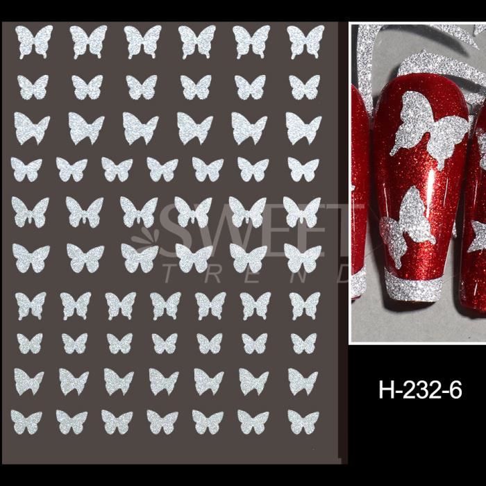 Lot De 182 Feuilles D'autocollants Thermocollants à Paillettes