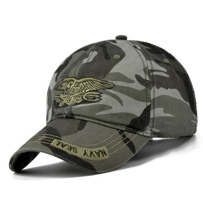 Camouflage Militaire Style Casquette de Baseball pour Plein Air Chasse P/êche Trucker Hat