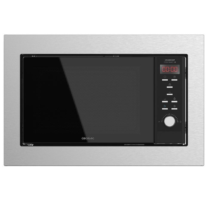 Cecotec Micro-ondes encastrable GrandHeat 2350 Built-In Steel Black - Cecotec