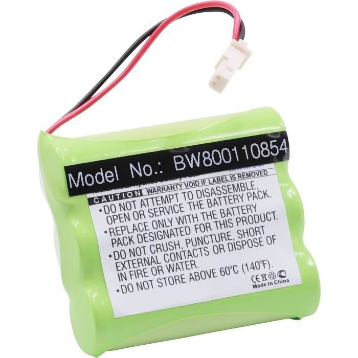 Nimh Batterie 1500Mah (3.6V) Combiné Téléphonique,Téléphone Fixe Bell South 3N600Aal. Remplace