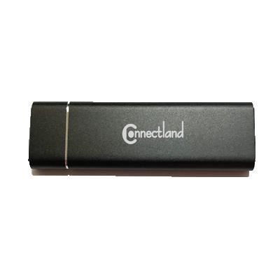 Boitier Externe - CONNECTLAND - M2 NVMe PCIe - Type-C Gen 2 - 10 Gbps - Noir