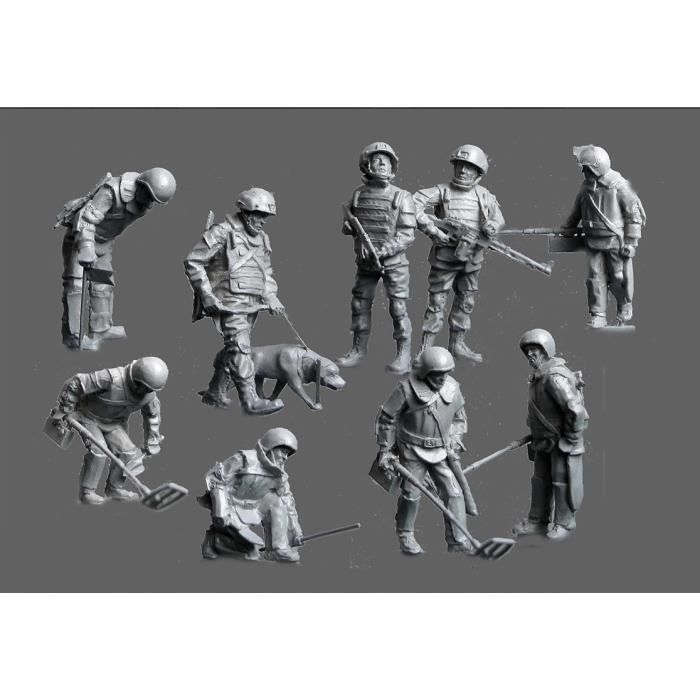 Nouveau support d'officier moderne 1/16 non assemblé avec base, figurine en résine, Kit de Nouveau support d'officier moderne 1/16 non assemblé avec base, figurine en résine, Kit de
